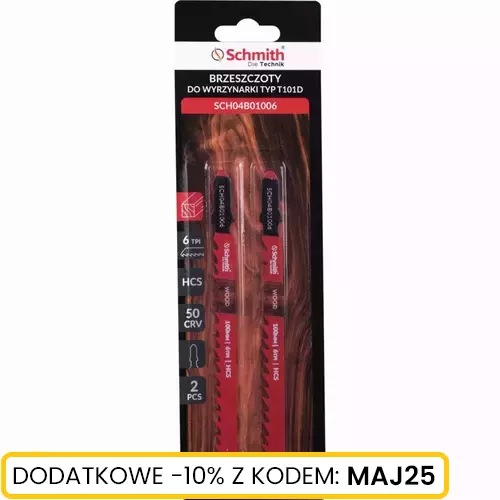 Brzeszczoty do wyrzynarki HCS 50CRV 100mm 6TPI 2sz marki Schmith