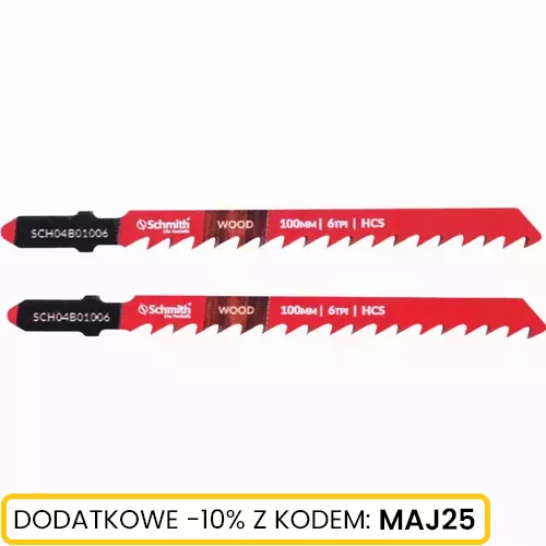 Brzeszczoty do wyrzynarki HCS 50CRV 100mm 6TPI 2sz