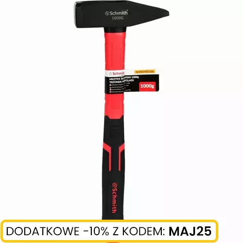 Młotek ślusarski 1000g trzonek Fiberglass marki Schmith SCH01H01106 1