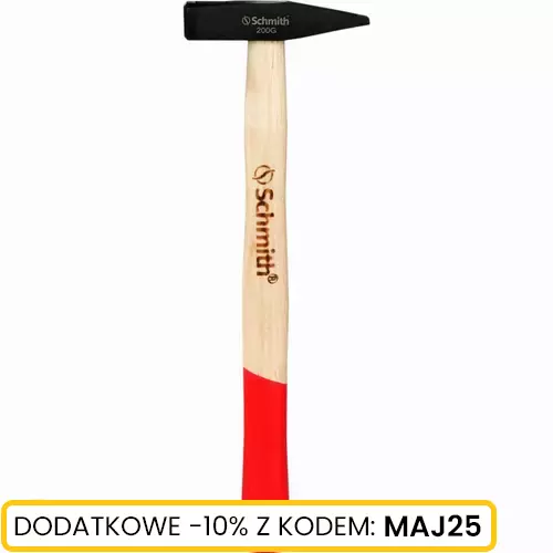 Młotek ślusarski 200g trzonek drewniany
