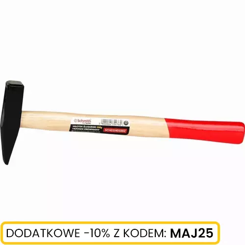 Młotek ślusarski 200g trzonek drewniany Schmith