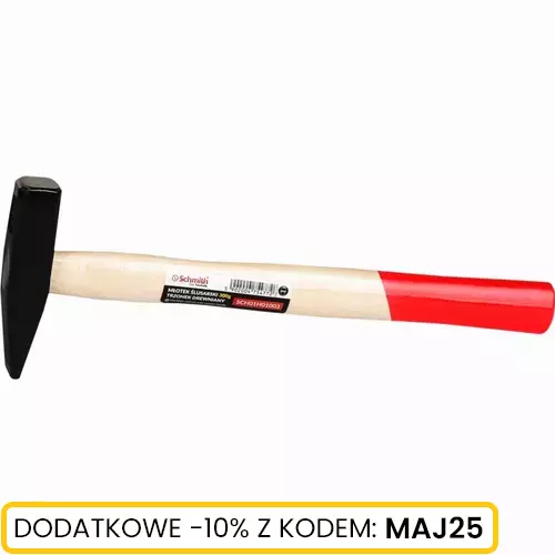 Młotek ślusarski 300g trzonek drewniany Schmith