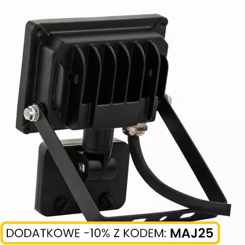Naświetlacz LED 20W z czujnikiem ruchu czarny Schmith