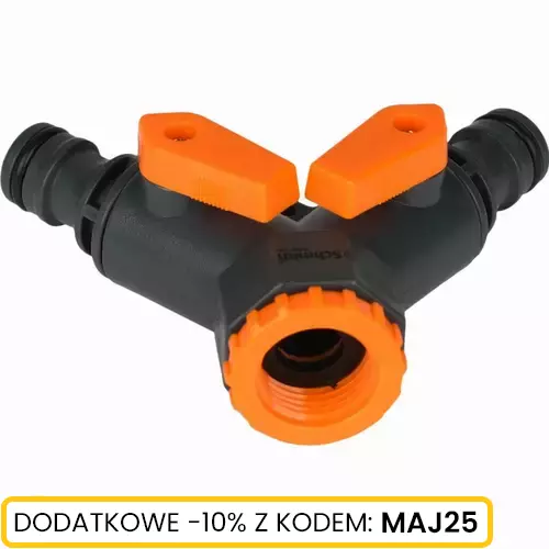 Podwójny rozdzielacz węża z zaworami s41 marki Schmith SGRO-01 1