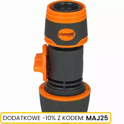 Reparator węża 3/4" - 1/2" z zaworkiem marki Schmith