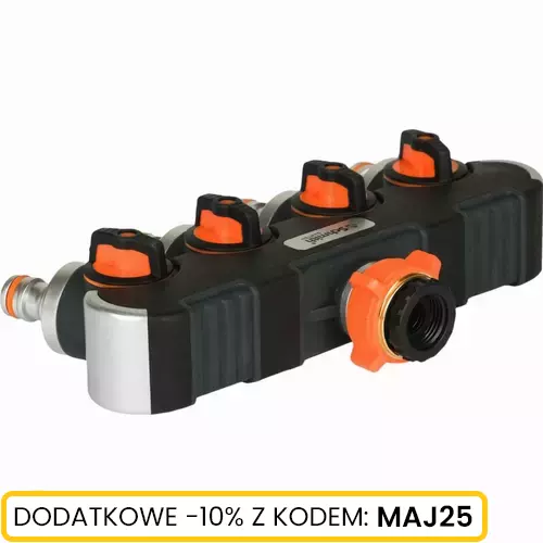 Rozdzielacz węża z zaworami metalowy marki Schmith