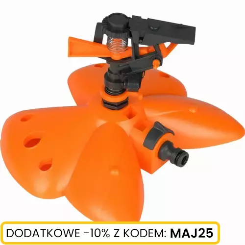 Zraszacz pulsacyjny na podstawie motylkowej Schmith