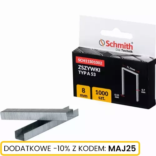 Zszywki TYP A 8mm 1000szt.