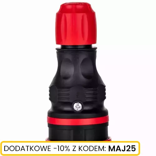 Gniazdo przenośne 2p+Z 16A 250V IP54 czarne