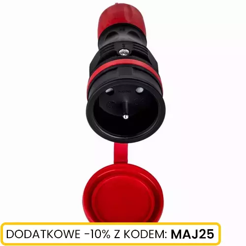 Gniazdo przenośne 2p+Z 16A 250V IP54 czarne marki Schmith