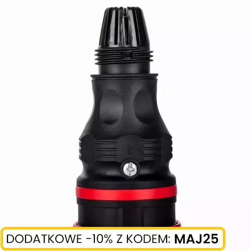 Gniazdo przenośne 2p+Z 16A 250V IP54 czarne marki Schmith SGP-11 3