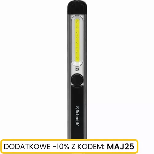 Latarka warsztatowa akumulatorowa MINI 3W COB marki Schmith SL-LWM 1