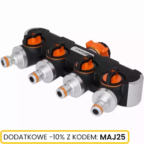 Rozdzielacz węża z zaworami metalowy marki Schmith SCH14W02212 1
