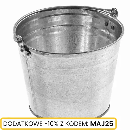 Wiadro metalowe ocynkowane 10l