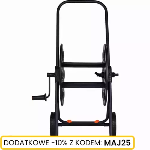 Wózek na wąż z kołami metalowy marki Schmith
