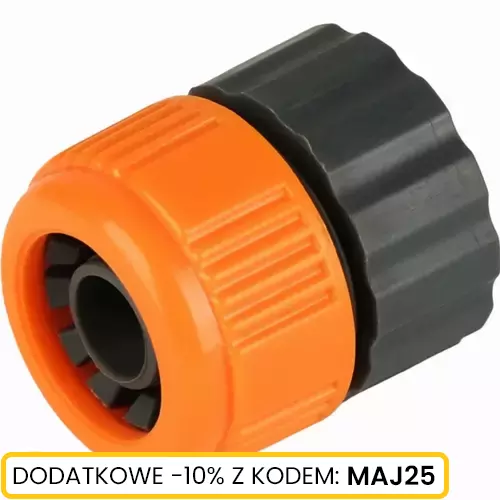 Złączka węża 1/2'' i 5/8'' z gwintem wew.3/4"