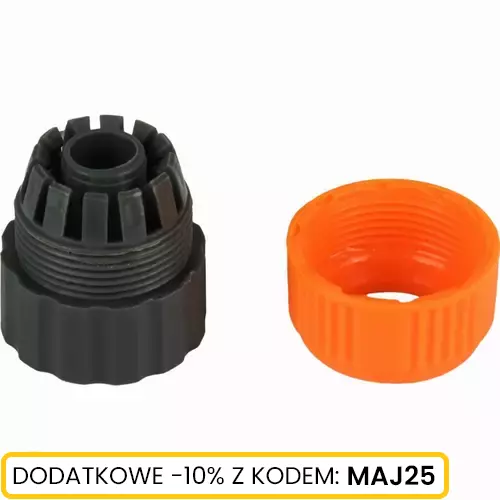 Złączka węża 1/2'' i 5/8'' z gwintem wew.3/4" marki Schmith