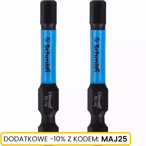 Bit udarowy Hex H5 50mm 2SZT