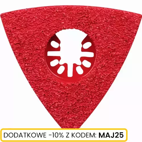 Brzeszczot trójkątny do ceramiki 78mm HM Schmith