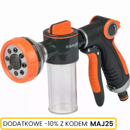 Pistolet zraszający 8 funkcji z dozownikiem marki Schmith SGPI-08 2