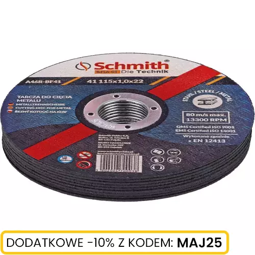 Tarcza do cięcia metalu 115x1,0 marki Schmith