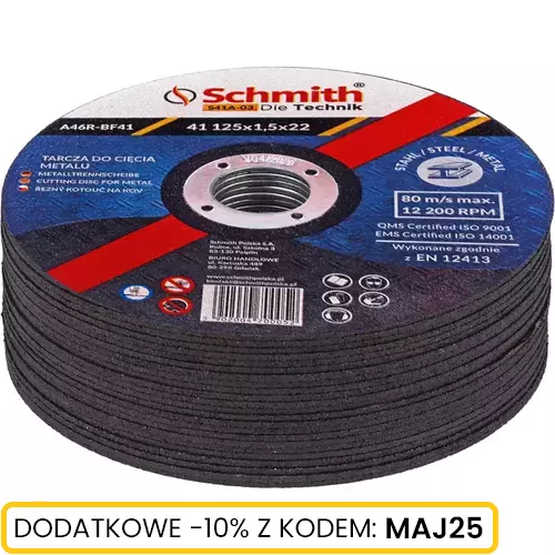 Tarcza do cięcia metalu 125x1,5 marki Schmith