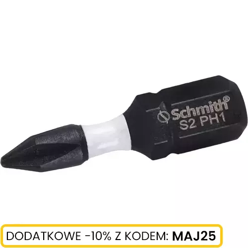 Bit udarowy PH1 25mm 5SZT Schmith