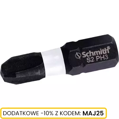 Bit udarowy PH3 25mm 5SZT Schmith