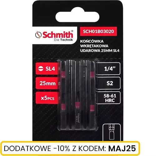Bit udarowy SL 4 25mm 5SZT marki Schmith