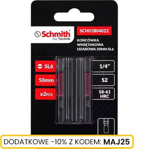 Bit udarowy SL 6 50mm 2SZT marki Schmith