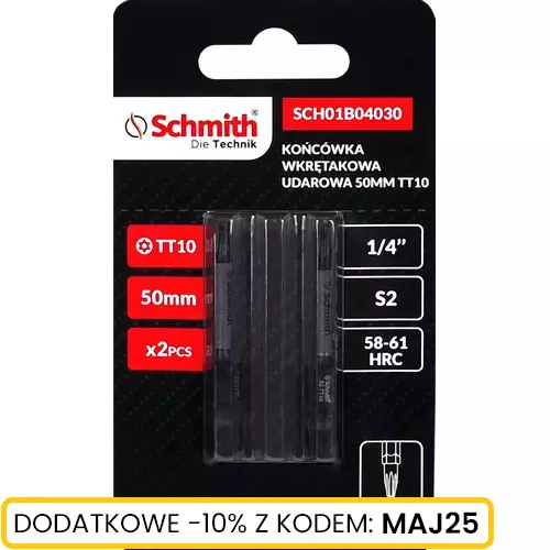 Bit udarowy Torx TT10 50mm 2SZT marki Schmith