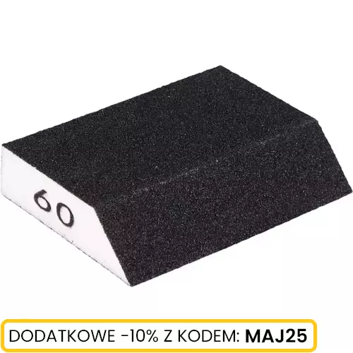 Kostka ścierna trapezowa 125x90x25 P60