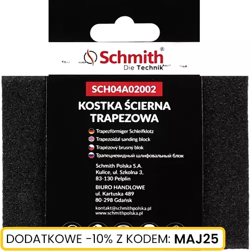 Kostka ścierna trapezowa 125x90x25 P60 marki Schmith SCH04A02002