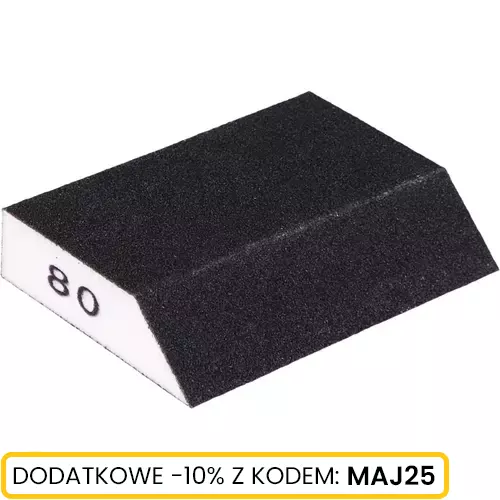 Kostka ścierna trapezowa 125x90x25 P80