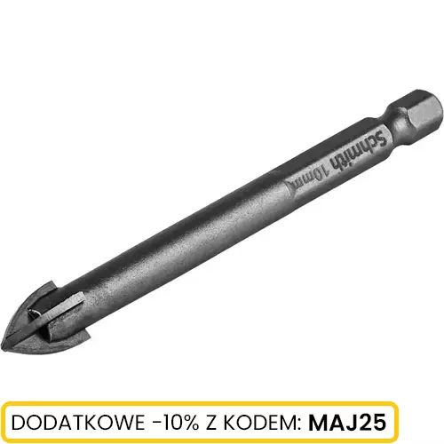 Wiertło do szkła i glazury 10x85