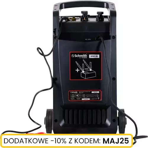 Prostownik z rozruchem 50-750Ah 12/24V marki Schmith