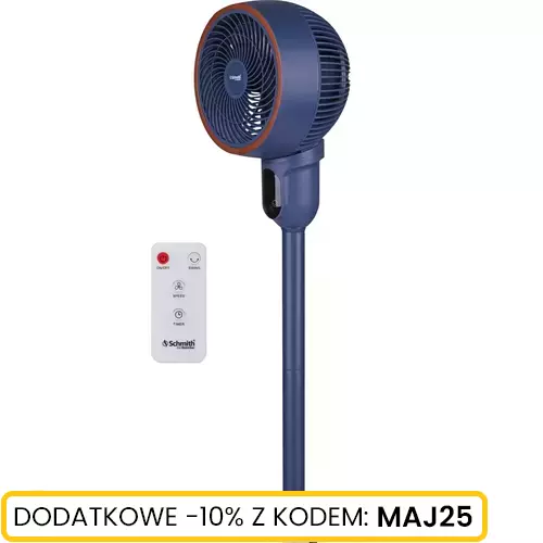 Wentylator podłogowy 50W z pilotem marki Schmith