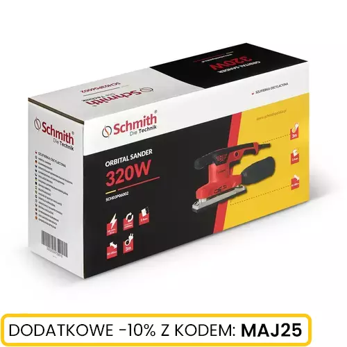 Szlifierka oscylacyjna 90x180mm 320W marki Schmith SCH03P06002 3