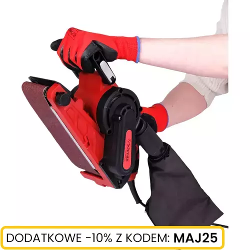 Szlifierka taśmowa 1050W 76x533mm marki Schmith SCH03P12001 3
