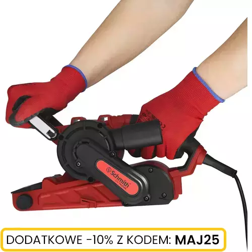Szlifierka taśmowa 1050W 76x533mm marki Schmith SCH03P12001 2