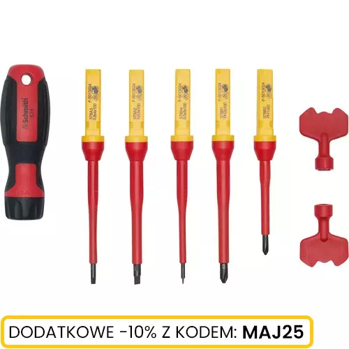 Zestaw wkrętaków VDE 8 szt Schmith