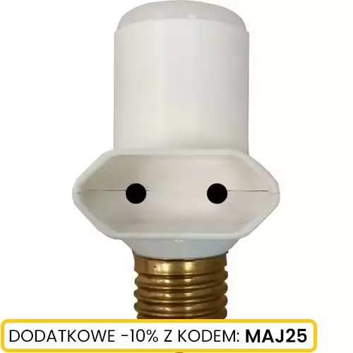 Adapter elektryczny (wkręcany w gniazdo żar. e-27)