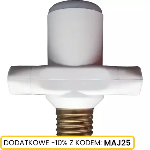 Adapter elektryczny (wkręcany w gniazdo żar. e-27) Schmith