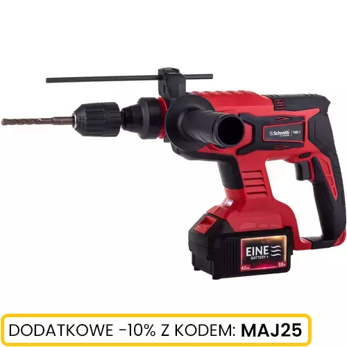 Młotowiertarka SDS-PLUS 18V bezszczotkowa 1,7J marki Schmith S-MUDB-0 4