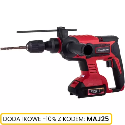 Młotowiertarka SDS-PLUS 18V bezszczotkowa 1,7J marki Schmith S-MUDB-0 2