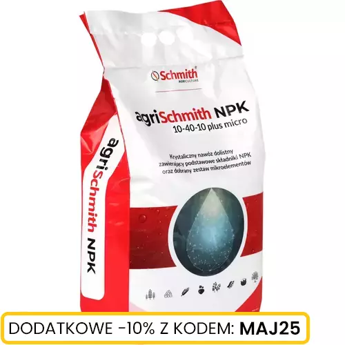 Krystaliczny nawóz dolistny NPK 10-40-10 10kg Schmith