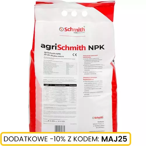 Krystaliczny nawóz dolistny NPK 20-20-20 10kg marki Schmith