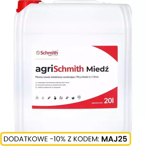 Płynny nawóz miedź 20l