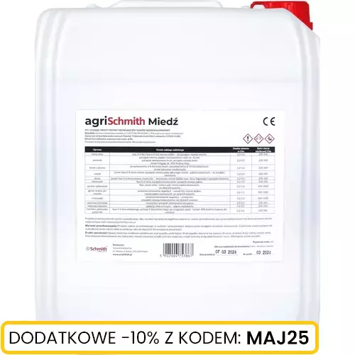 Płynny nawóz miedź 20l marki Schmith