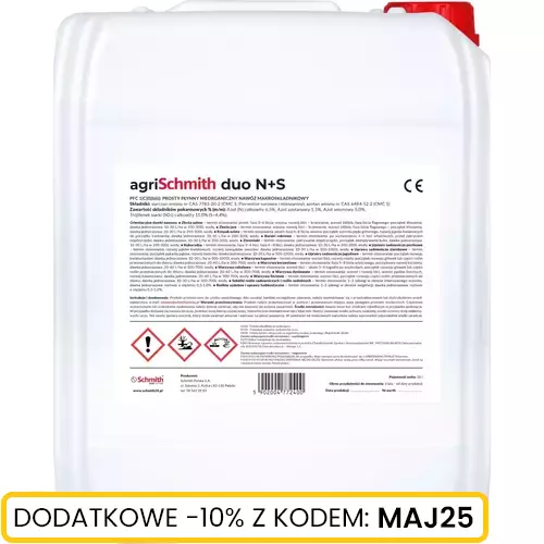 Płynny nawóz azotowo-siarkowy 20l marki Schmith